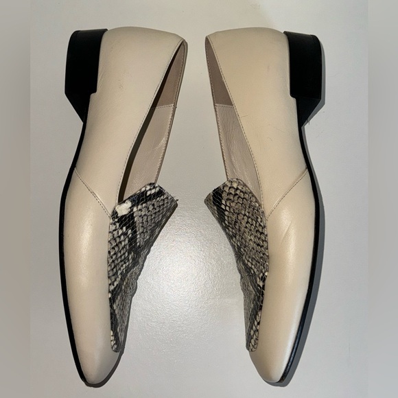Aeyde snakeskin slip-on leather loafers - Picture 6 of 8